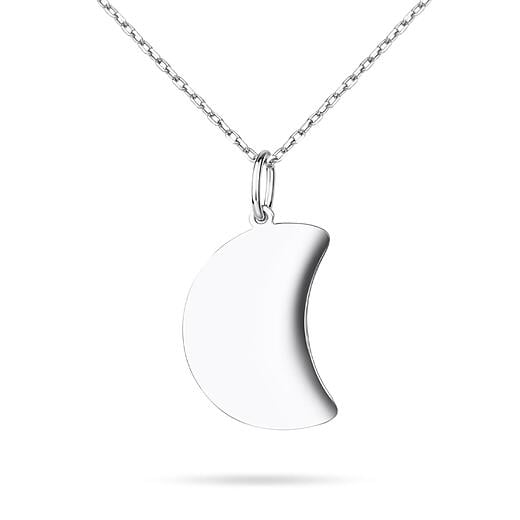 Half Moon - Rhodium plating