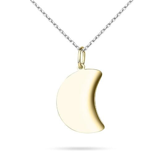 Half Moon - Yellow Gold plating