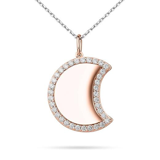 Half Moon - Red Gold plating
