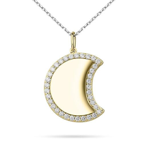 Half Moon - Yellow Gold plating