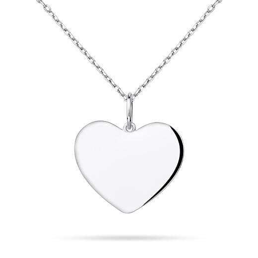 Heart - Rhodium plating