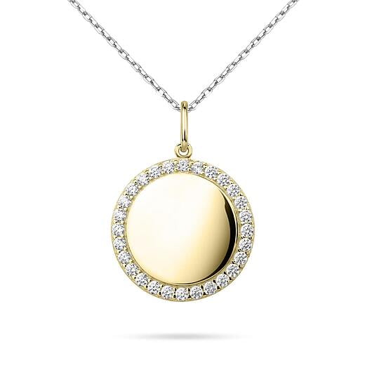 Round - Yellow Gold plating