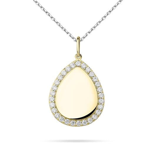 Teardrop - Yellow Gold plating